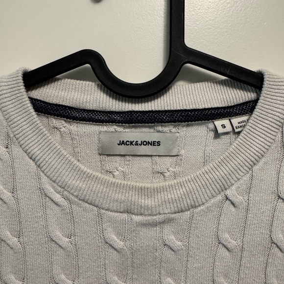 Jack & Jones Light Blue Knit Crewneck - Picture 3 of 7